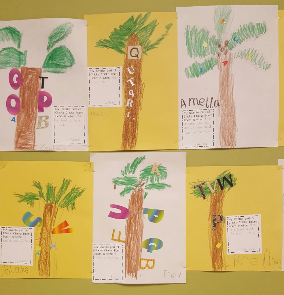 Chicka Chicka Boom Boom Trees from JustaSimpleTeacher.com